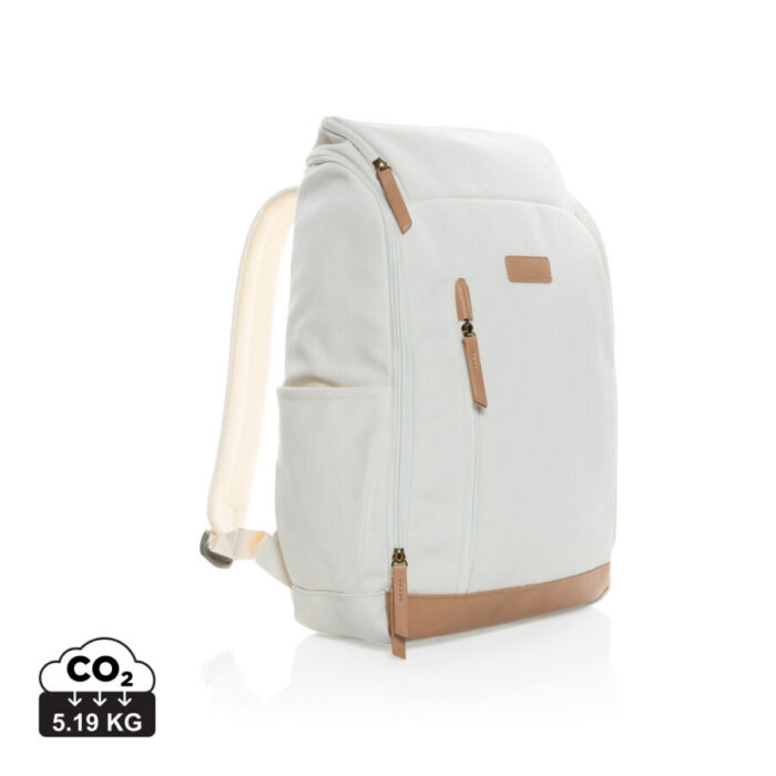 Impact AWARE™ 16 oz. recycled canvas 15' laptop backpack
