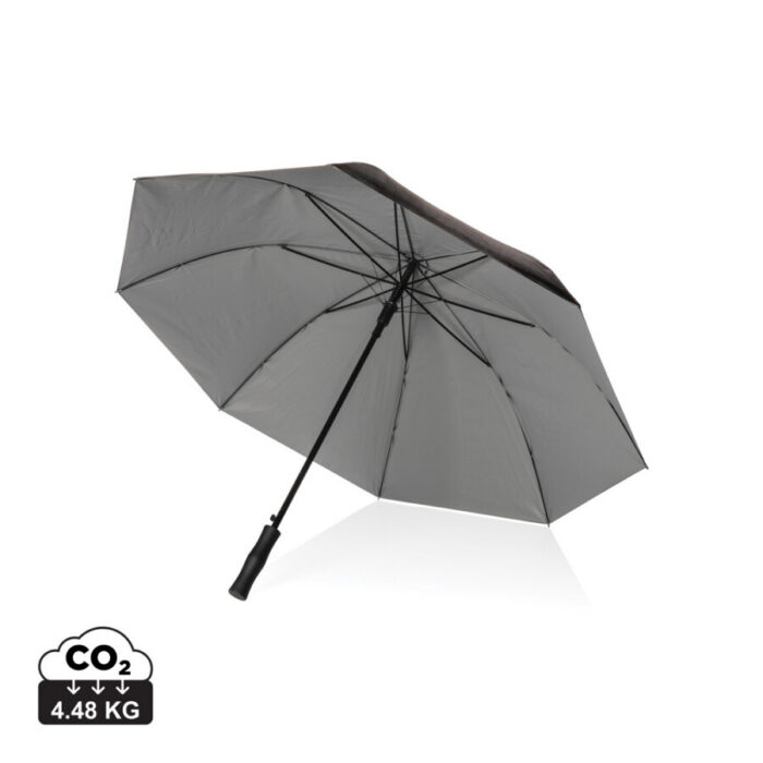 27' Impact AWARE™ RPET 190T dual colour auto open umbrella