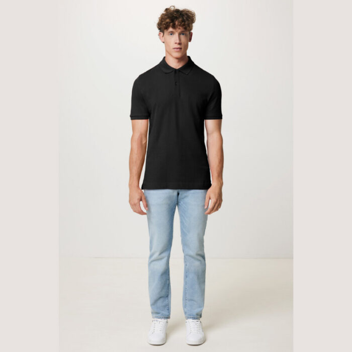 Iqoniq Yosemite taaskasutatud puuvillast pique polo